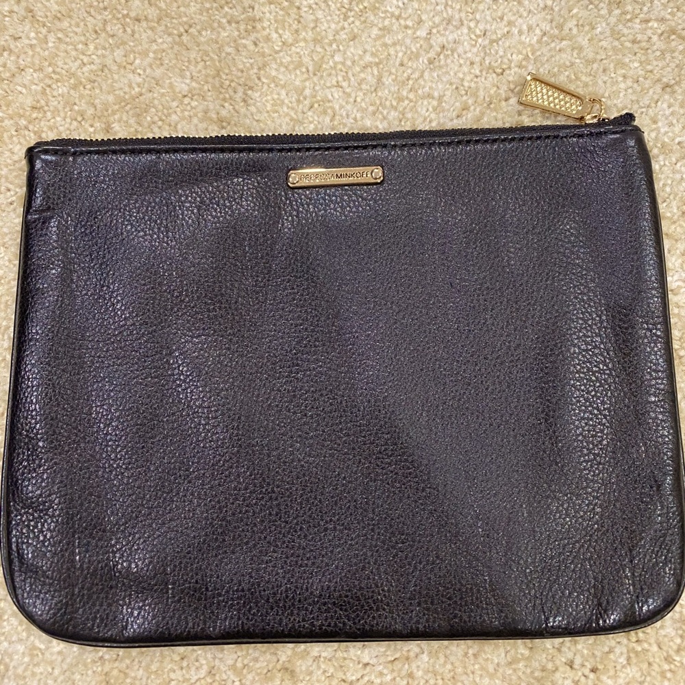 Rebecca Minkoff Black Leather Pouch